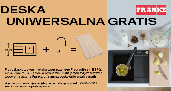 franke promocja deska gratis